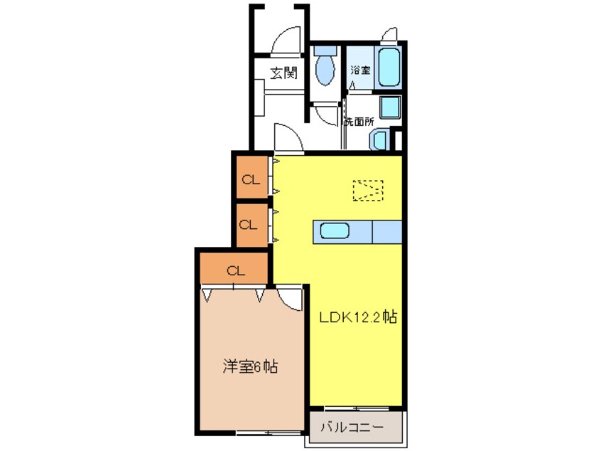 間取図 ＧＡＲＤＥＮ泉