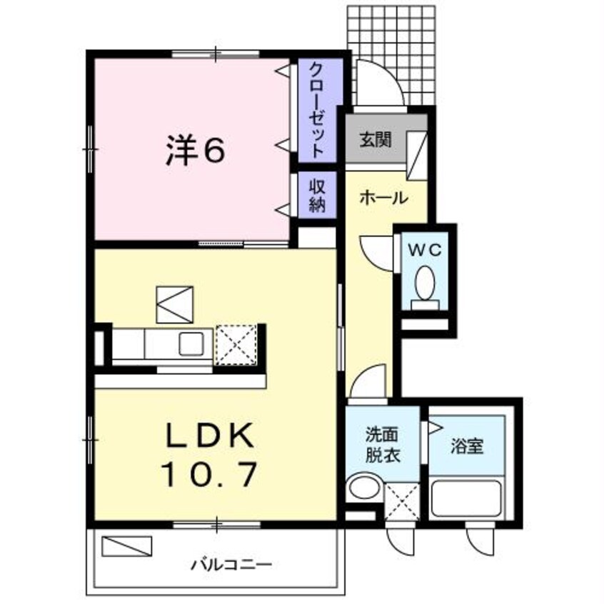 間取図 ソッジョルノ