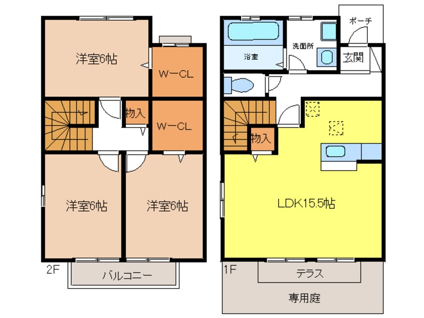 間取図 楠風館Ｄ棟