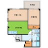 ベル・ファレア 2DKの間取り