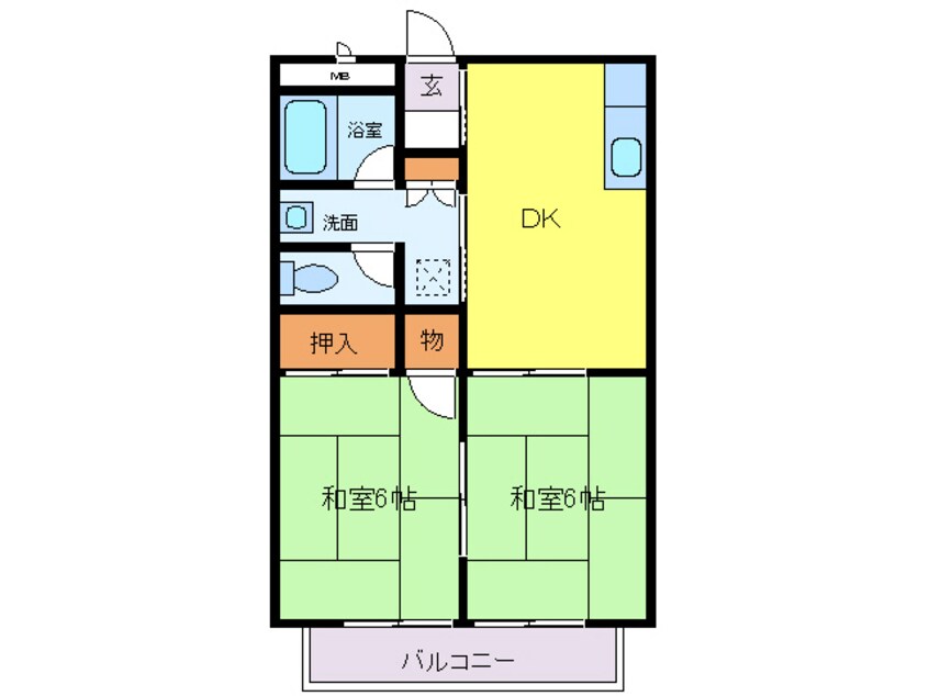 間取図 高石グリーンハイツ