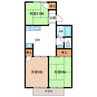 セジュール正木 3DKの間取り