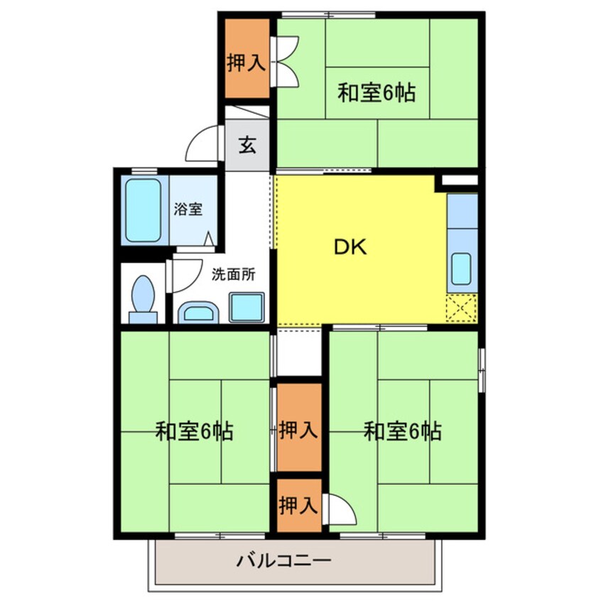 間取図 セジュール正木