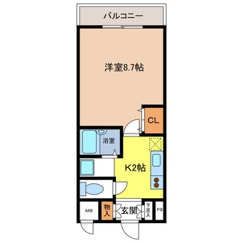 間取図 グランドゥール高師浜