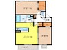 フォレスタ小津 2LDKの間取り