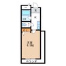 エクセレント岸和田弐番館 1Kの間取り