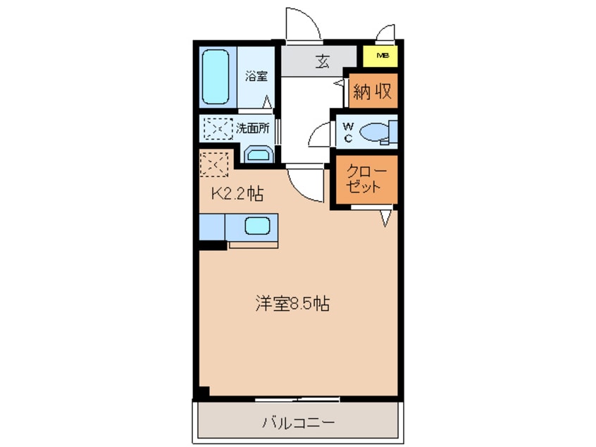 間取図 メゾン　アウローラ