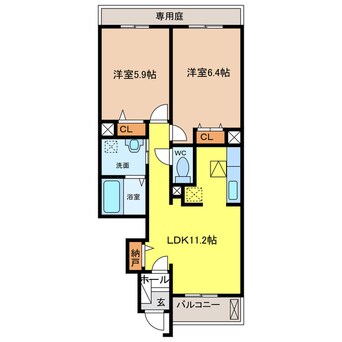 間取図 プリムローズ