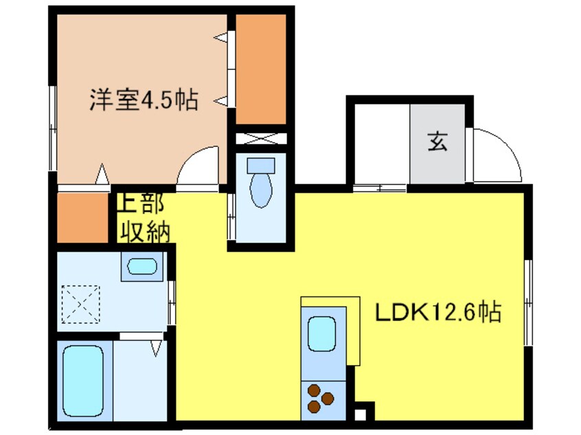 間取図 パナコート加茂