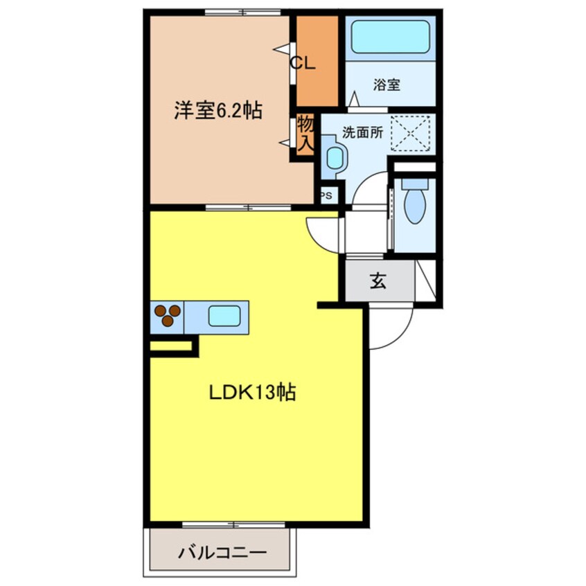 間取図 アオーラ　ヌエボⅠ