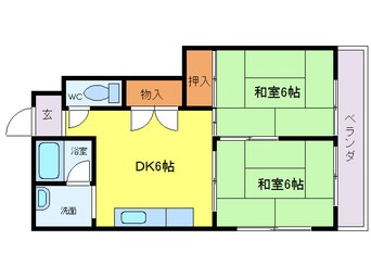間取図 豊中第3共立マンション