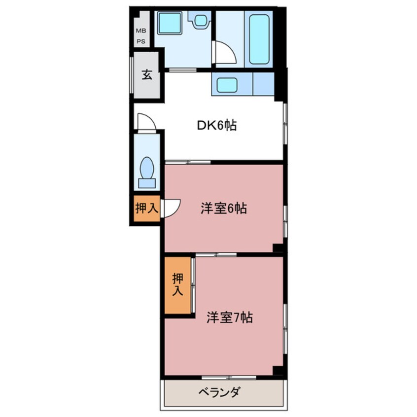 間取図 豊中第3共立マンション
