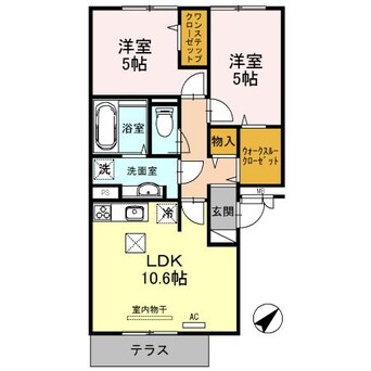 間取図 abcdマンション綾園