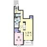 アフタヌーンベル 1LDKの間取り