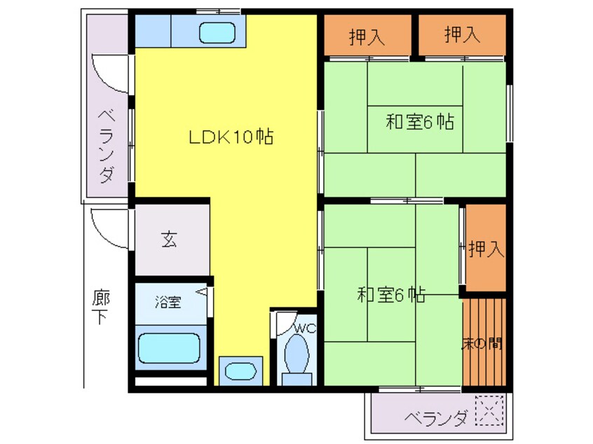 間取図 はまゆう物産株式会社(旧永山マンション)