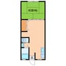 新藤原荘 1LDKの間取り