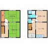 奥野テラス 3DKの間取り