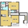 フォーチュン和泉 2LDKの間取り