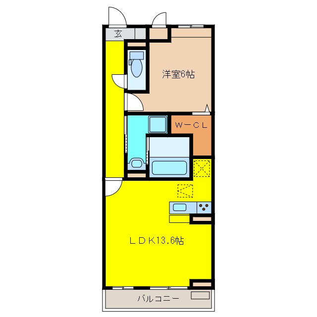 間取り図 リベルテ東助松