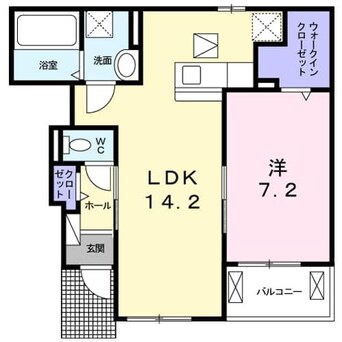 間取図 シャルム・ソレイユ