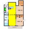 Fiable Izumiotsu 2LDKの間取り