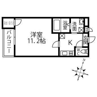 間取図 フジパレス聖ヶ丘