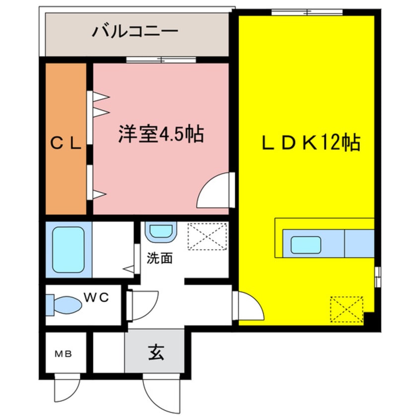 間取図 ウエムラグレース忠岡町