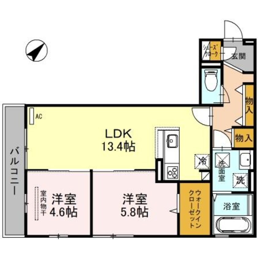間取図 Mサンシャイン