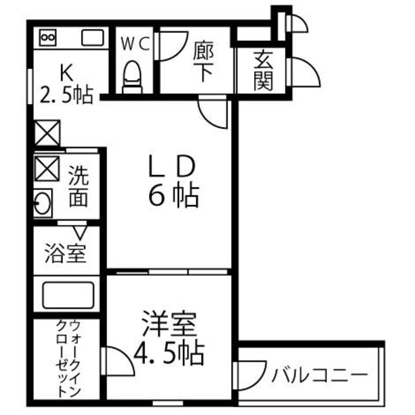 間取図 クロワール