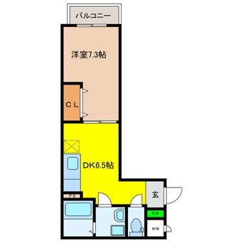 間取図 Feliz旭町