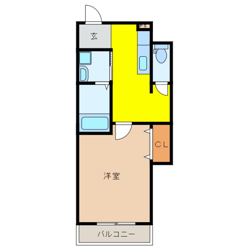 間取図 Feliz田中町