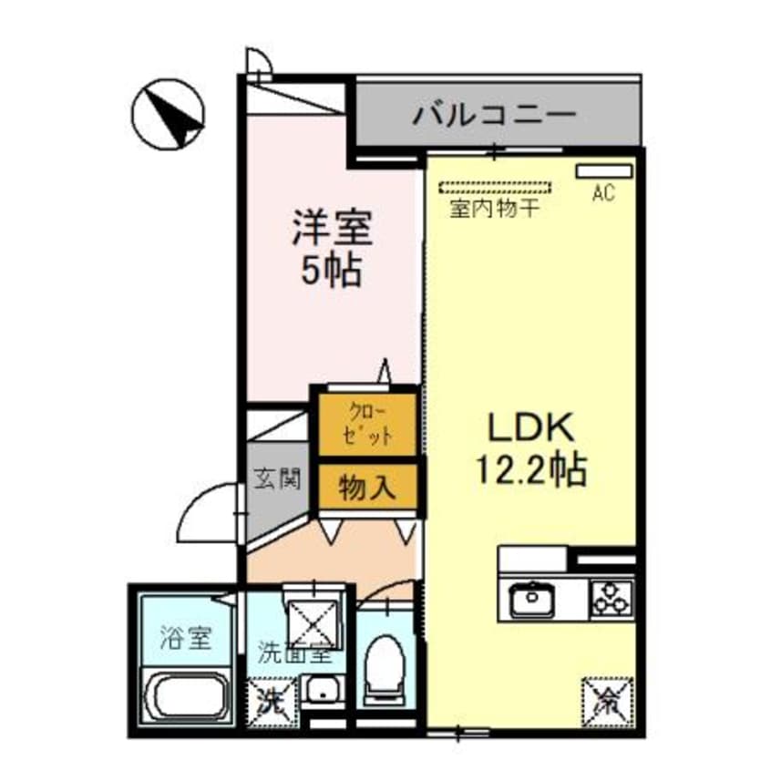 間取図 アムール旭