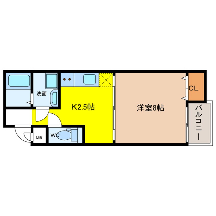 間取図 Feliz北助松