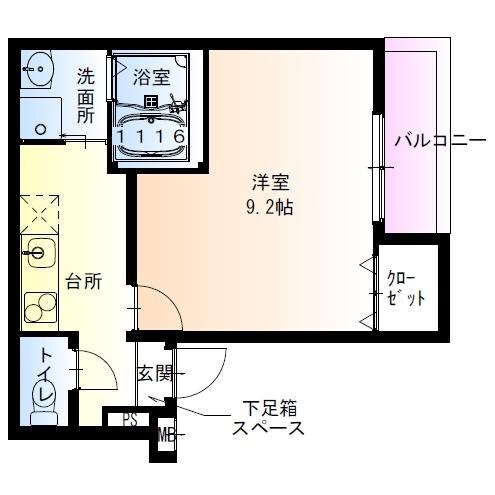 間取り図 フジパレス東羽衣Ⅲ番館