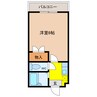 ハイツファニー 1Kの間取り