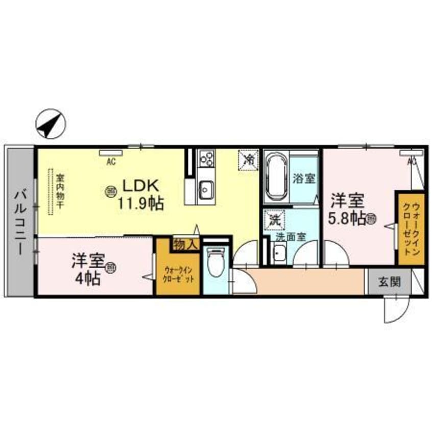 間取図 Ｄｅｎｄｒｉｔｅ