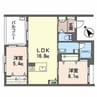 ビレッジズ 2LDKの間取り