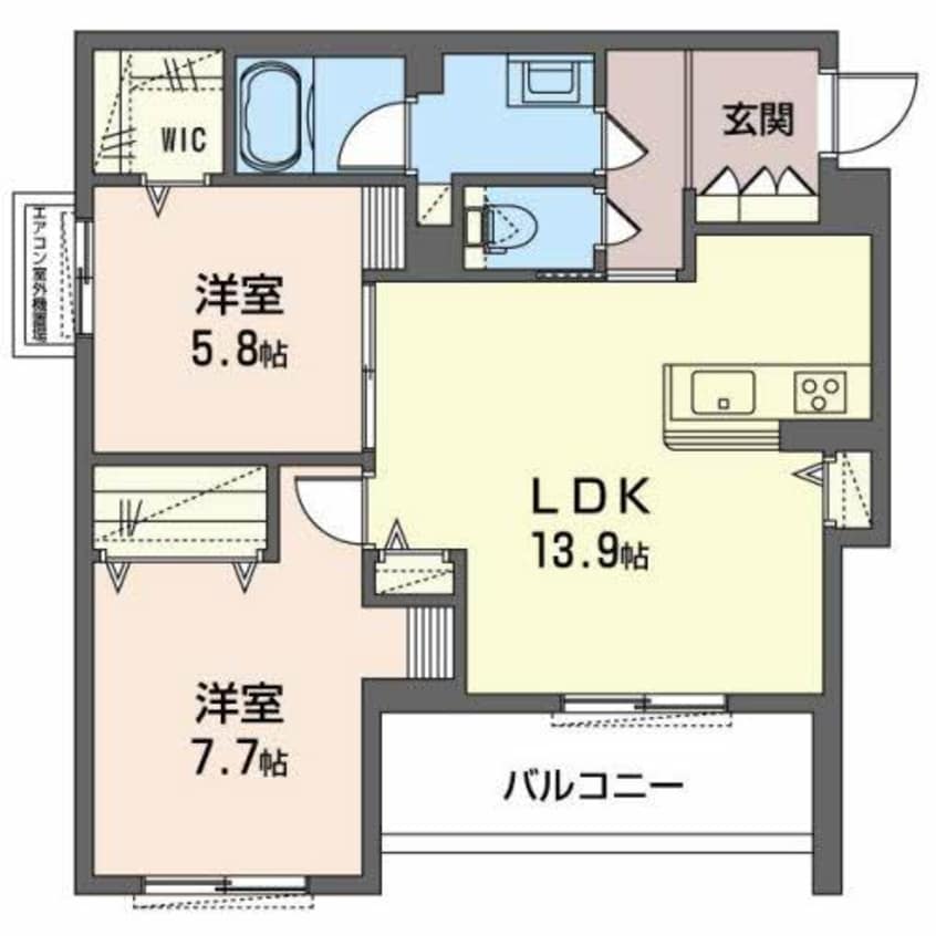 間取図 シャーメゾン　トレフル