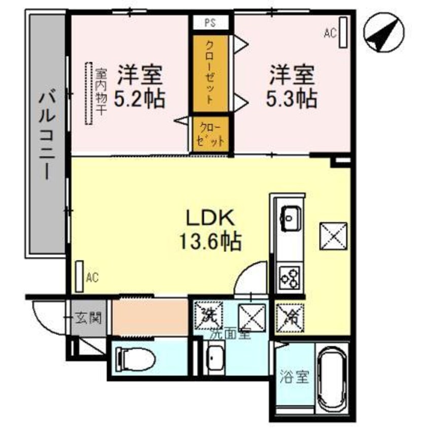 間取図 Narcisse YK
