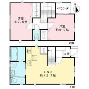 間取図 東羽衣戸建（パナ）