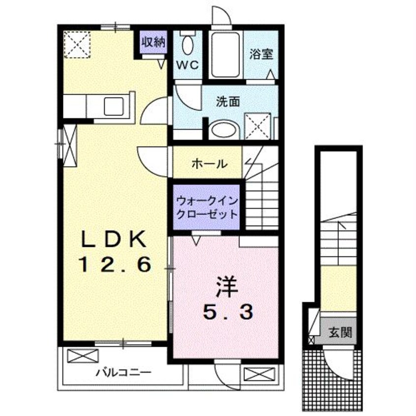 間取図 プロムナード箕形