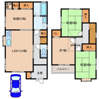 間取図 東雲町戸建5