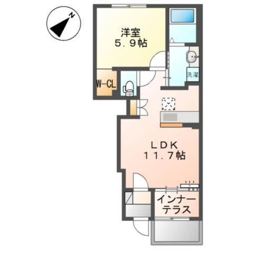 間取図 フォルビート　ジン