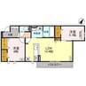 East Hills 2LDKの間取り