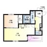 フジパレス助松町ノース 1LDKの間取り