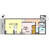 トリシア　Yuki 1LDKの間取り