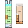 小松町テラスハウス 4Kの間取り