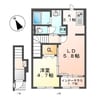 エテルネル8 1LDKの間取り