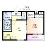フジパレス高石駅北Ⅴ番館 1DKの間取り