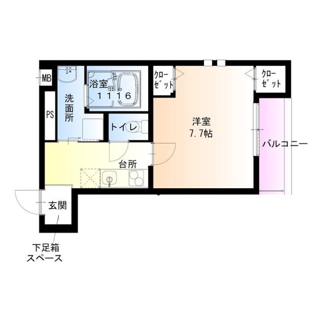 間取り図 フジパレス東豊中町